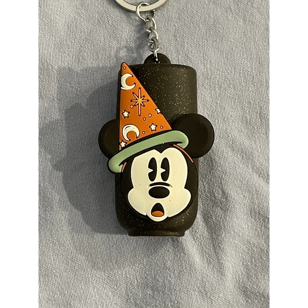 NEW Disney Parks Mickey‎ Mouse Happy Halloween Portable Hand Sanitizer Holder